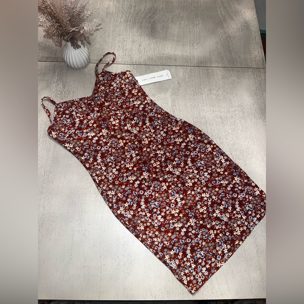 Floral Brown Sundress